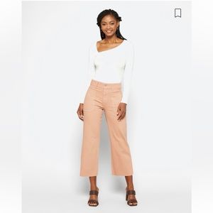NWT JUST USA Harper High Rise Cropped Wide Leg Jean